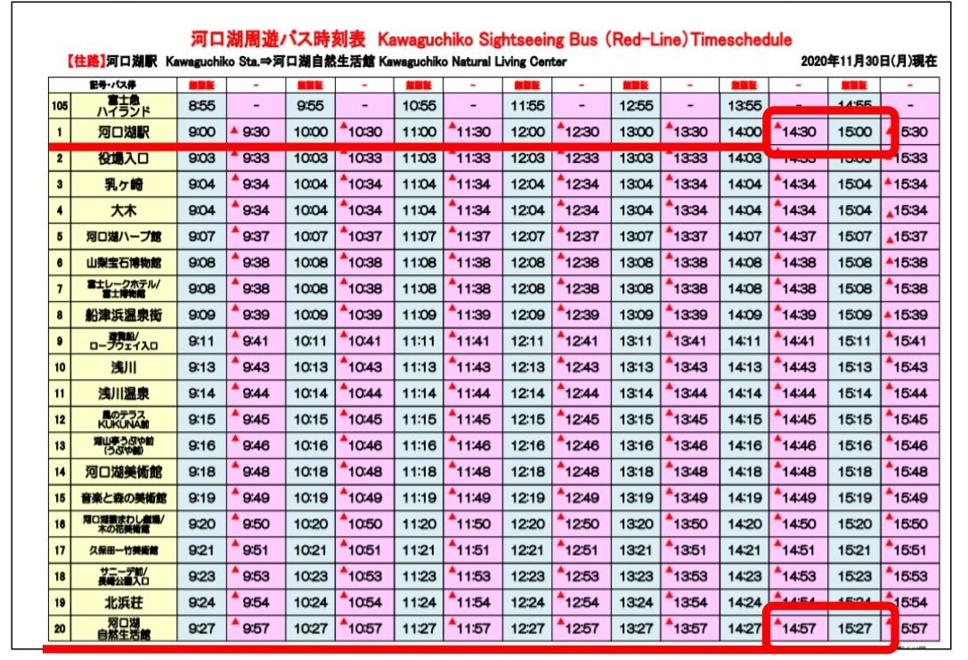 バス道案内 アチーブイングリッシュキャンプ河口湖で本気の国内留学 バス道案内 アチーブイングリッシュキャンプ河口湖で本気の国内留学